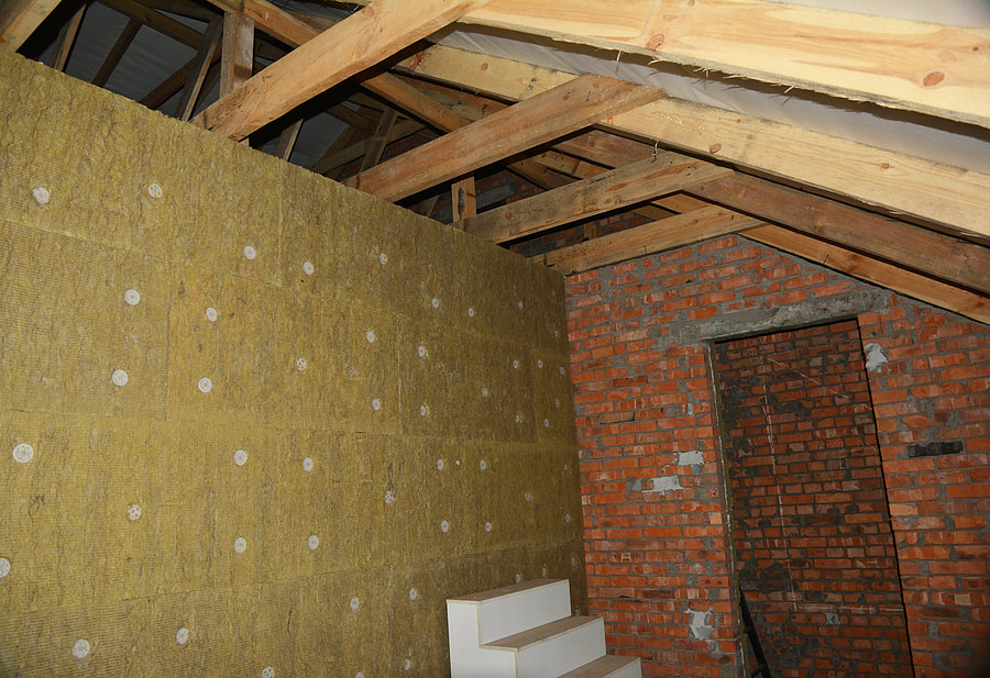 Mineral wool thermal attic insulation in Greenwich CT